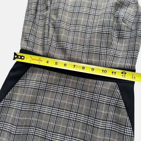 Brooks Brothers Red Fleece Plaid wool blend Sheath Dress Professional Sz 0 - Picture 9 of 15